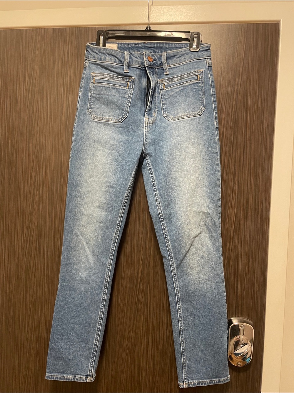 GAP Women's Medium Blue Vintage Slim Sky High Jeans